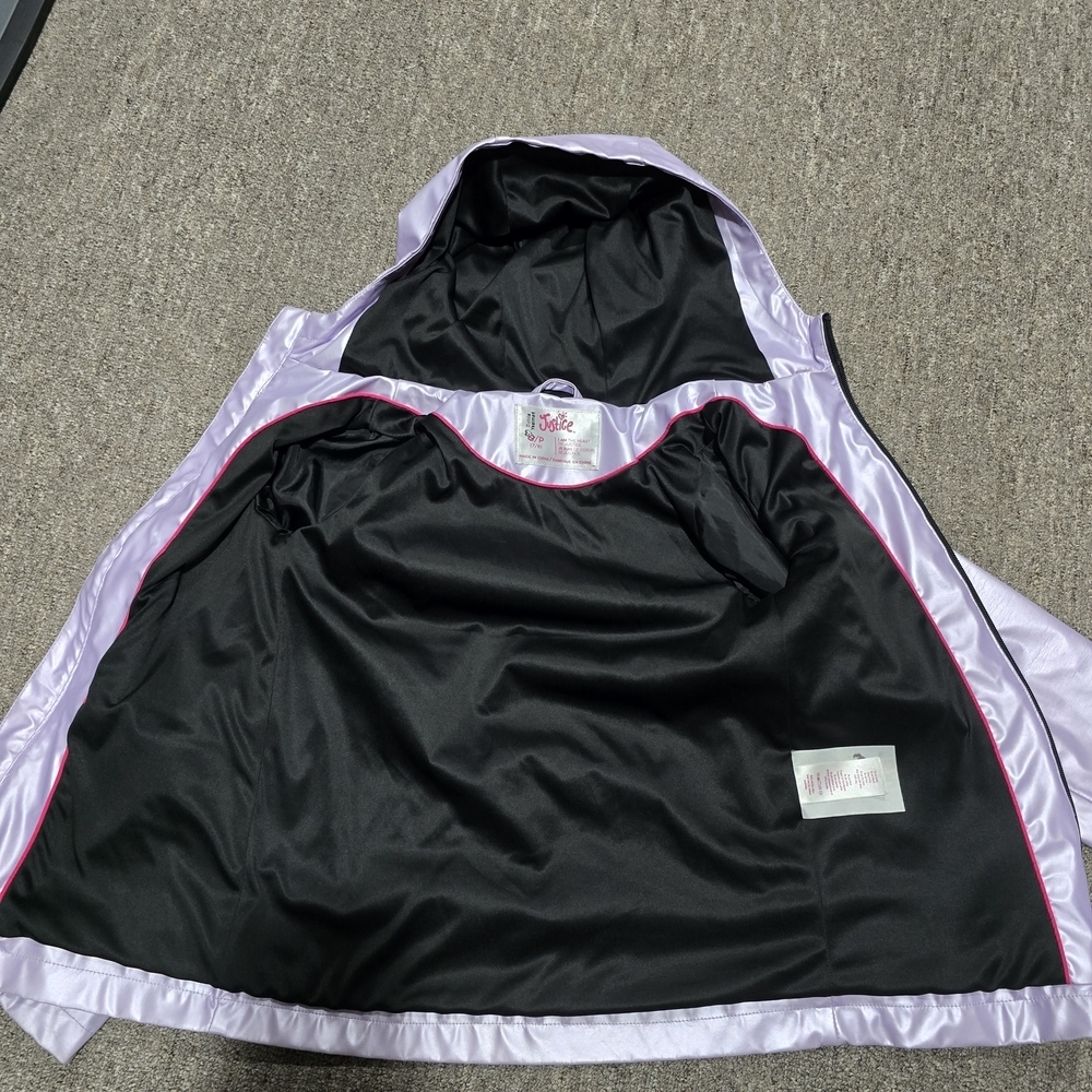 Justice Black and Purple Jacket - Picture 2 of 4